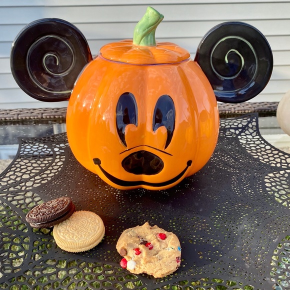 Minnie Mouse Pumpkin Cookie Jar